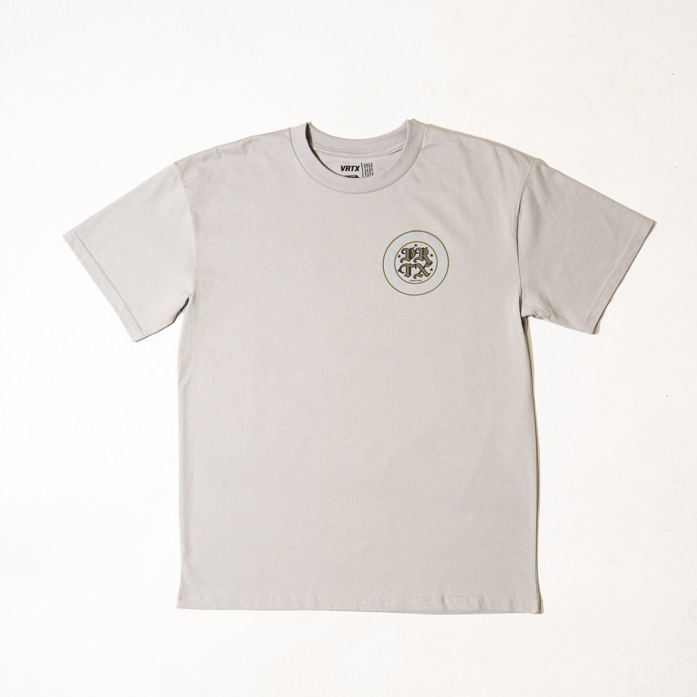 VRTX CREST T-SHIRT SILVER