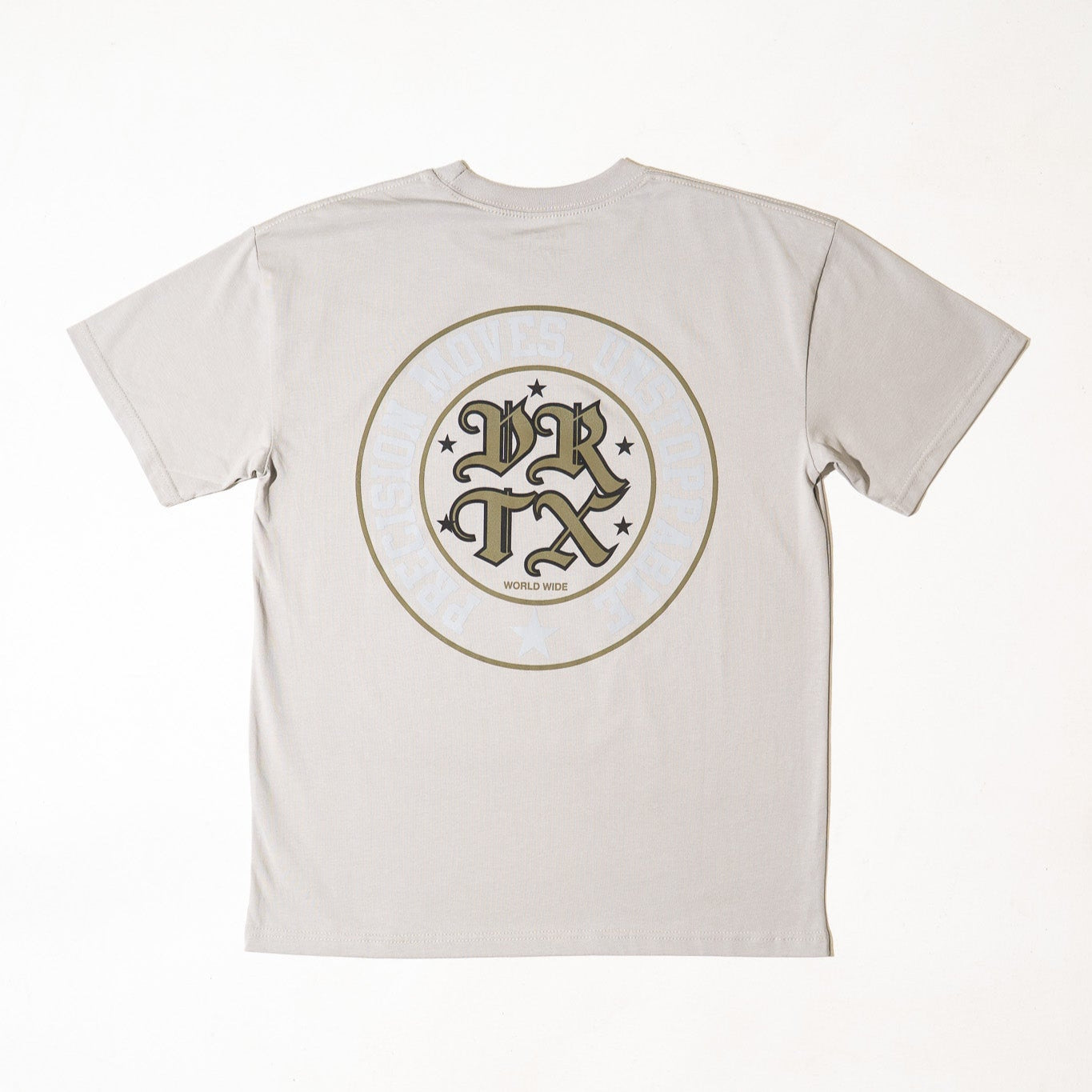 VRTX CREST T-SHIRT SILVER