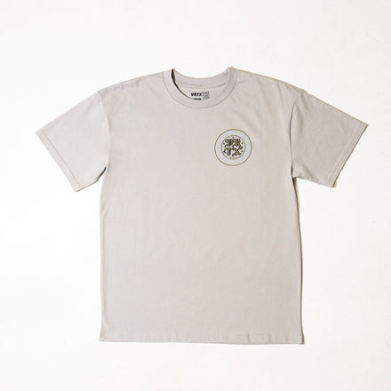 VRTX CREST T-SHIRT SILVER